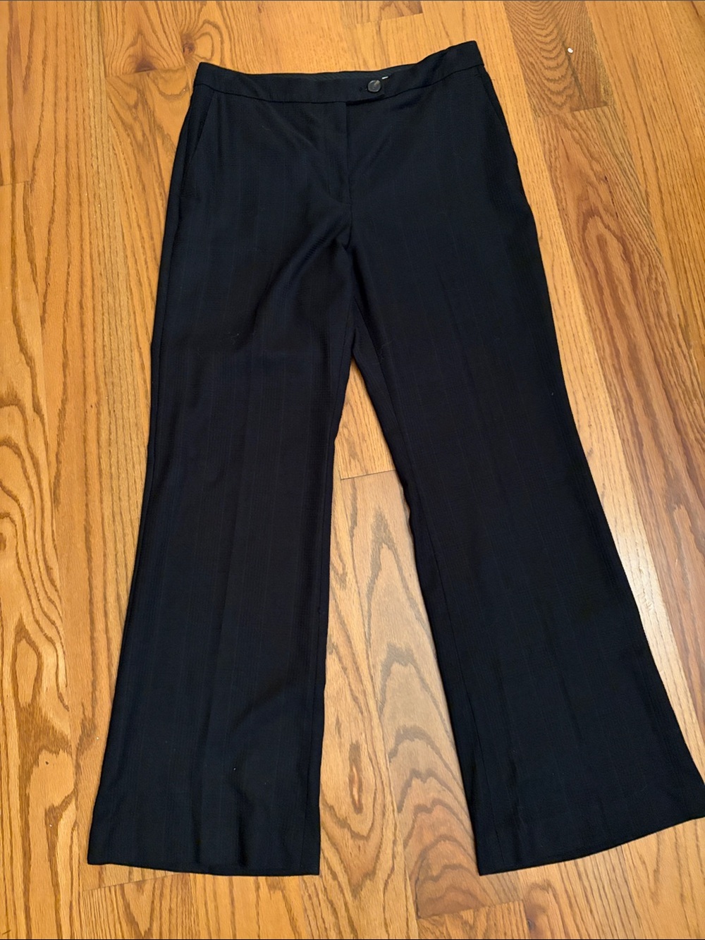 Black Women's Wide-Leg Dress Pants